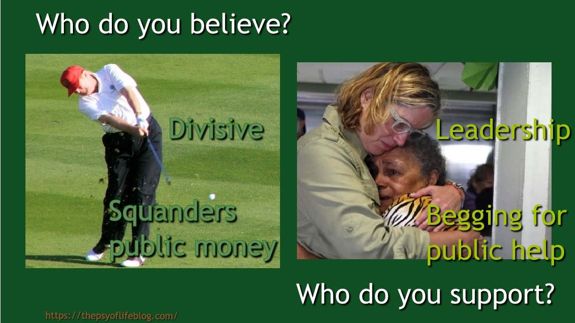 Meme, Narcissisitic Wound, Puerto Rico, Hurricane Maria, San Juan, Mayor, Carmen Yulin Cruz, Golfing, Ol' Pussy Grabber, Trump