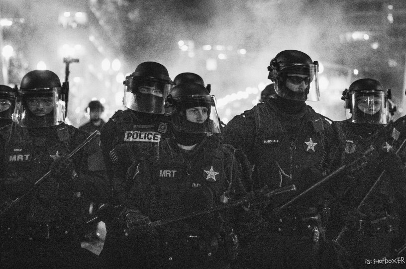 How are the limits needed for PDA similar to the limits needed on the police?