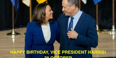 What was the date of Vice President's Kamala Harris' birth?