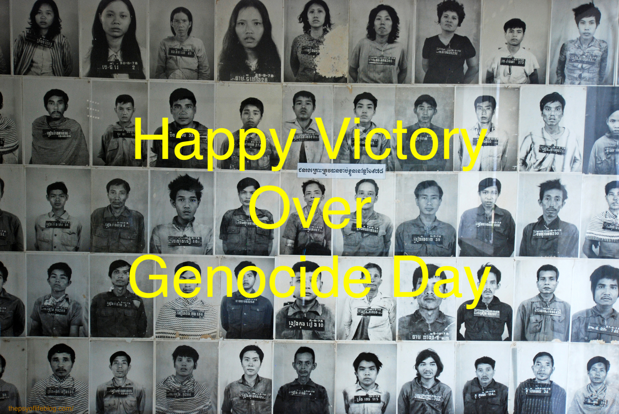 Which of the many genocides in the world is commemorated on 7 January?