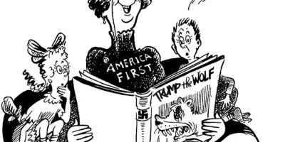 How does the increasing distrust interact with authoritarian dynamic?