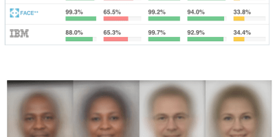 How does the development of racially biased AI reflect the systemic racism of the US?