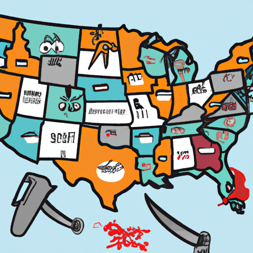 How does geography contribute to the gun violence in the US?