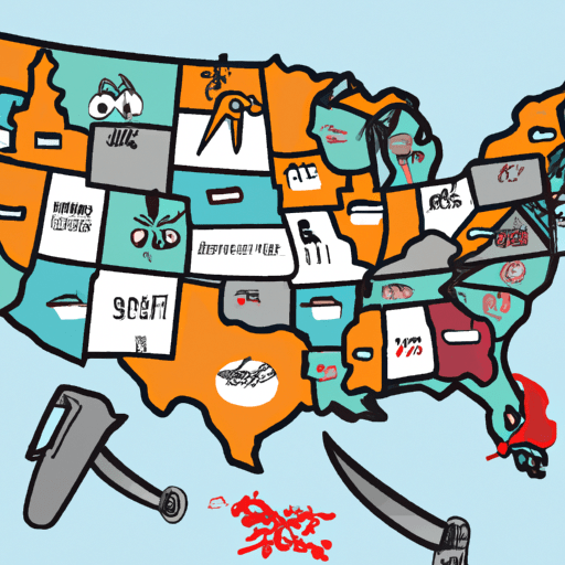 How does geography contribute to the gun violence in the US?
