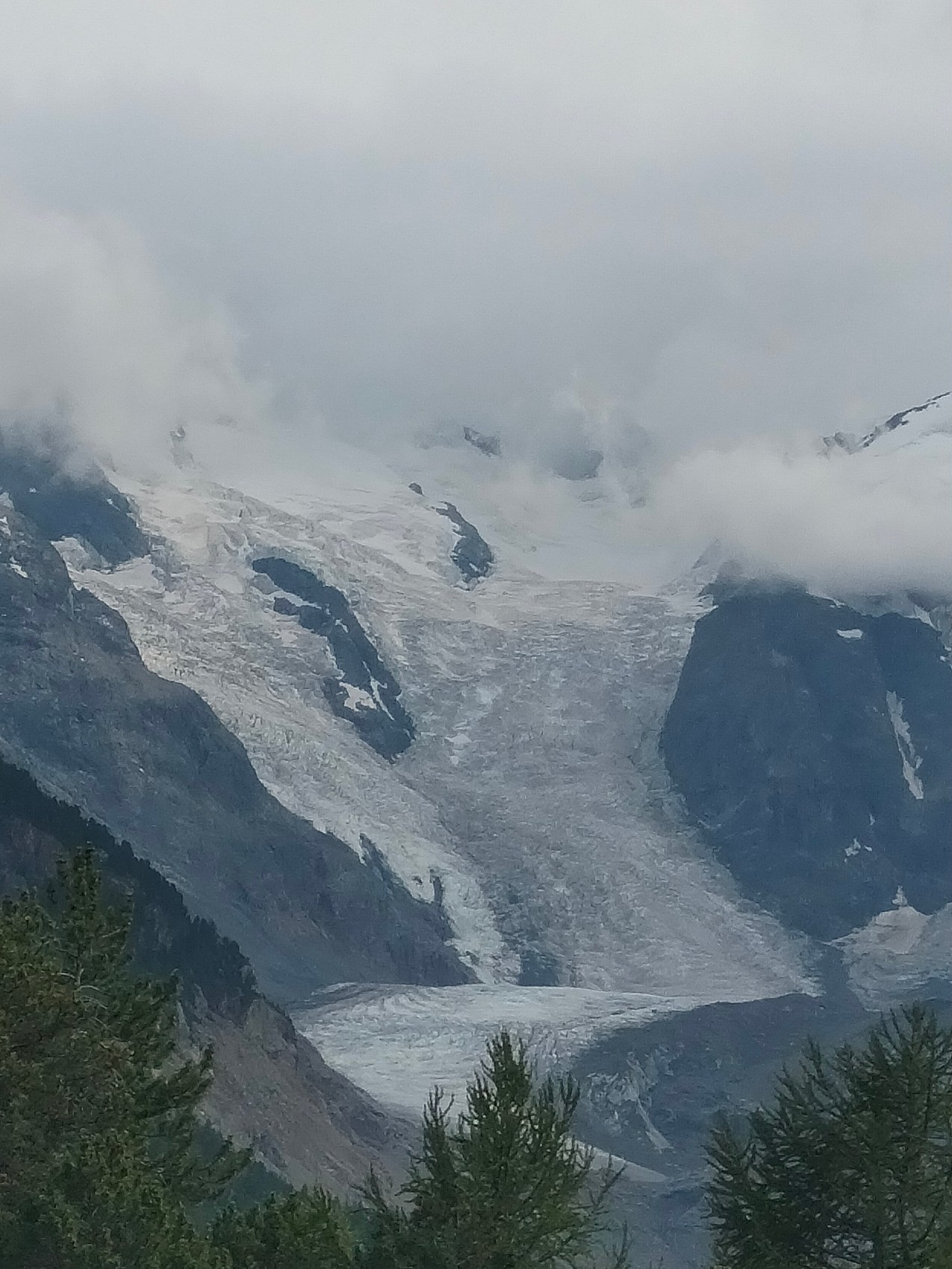 The death throes of a glacier