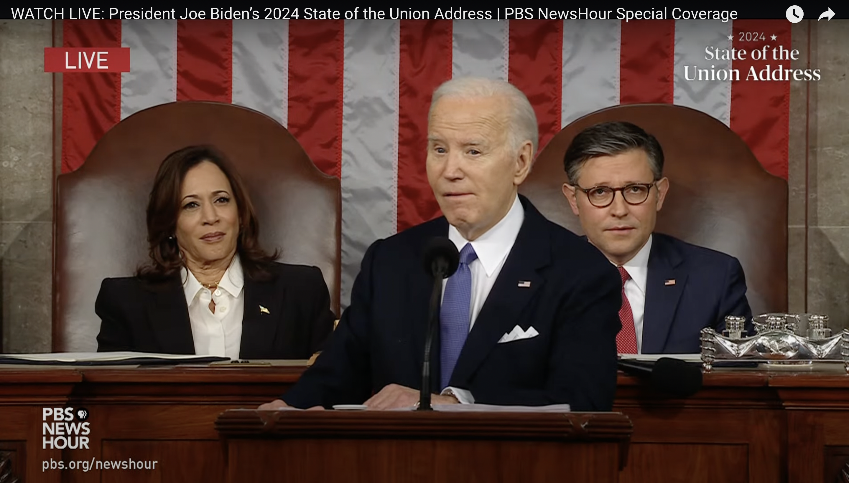 How do we KNOW Bidened pwn'ed the Republicans during SOTU? Johnson's FACE!