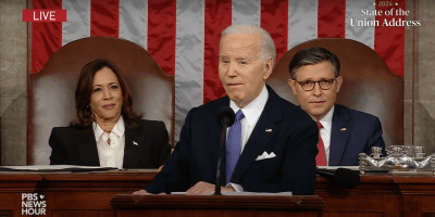 How do we KNOW Bidened pwn'ed the Republicans during SOTU? Johnson's FACE!