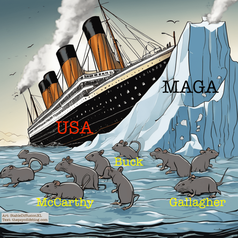 Are the Republicans resigning from the House being brave and principled or cowardly and continuing to screw America?