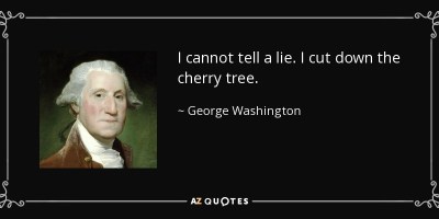 How did we go from a nation of George Washingtons to a nation of sniveling lying Donald Trumps? Menticide